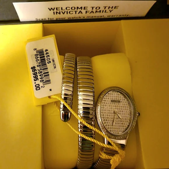 Women's Invicta wrap around watch