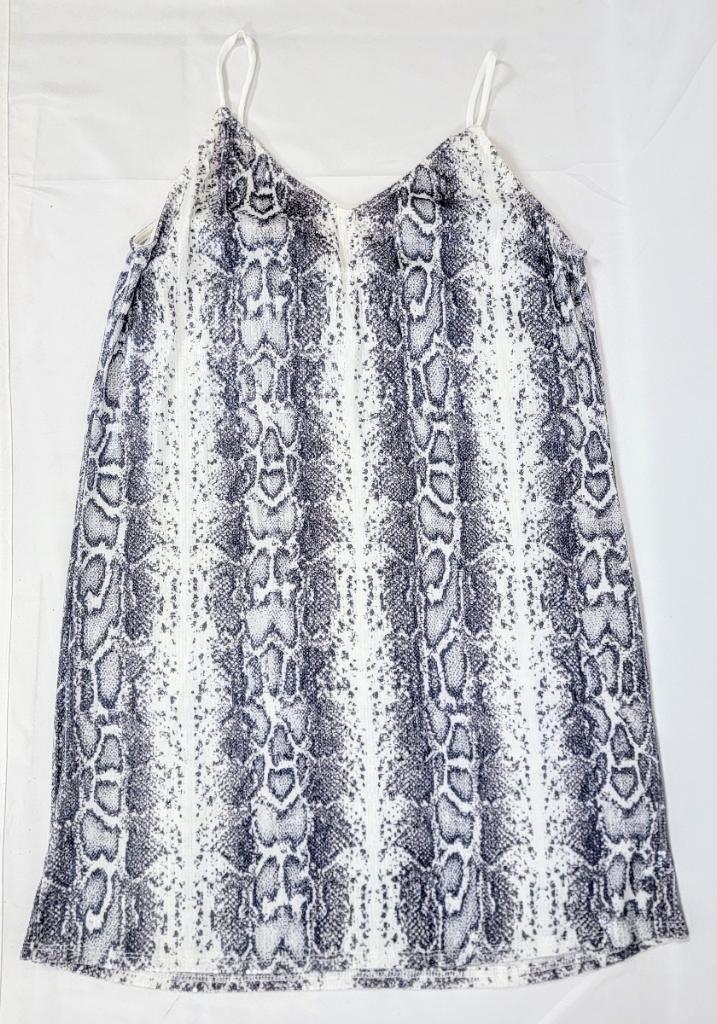 Young at Heart Los Angeles Snake Print Sequence Party Dress