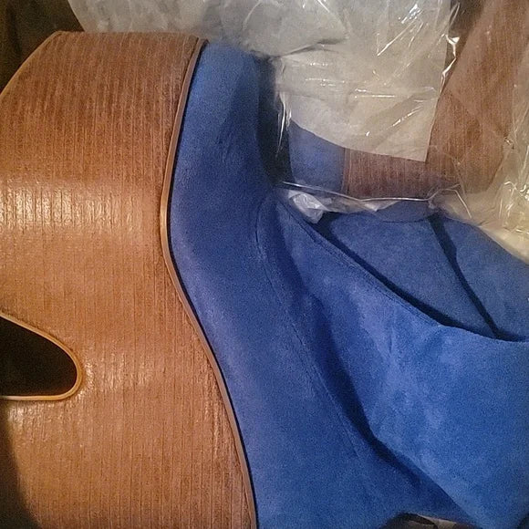 Privileged Cobalt blue vegan suede