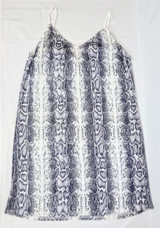 Young at Heart Los Angeles Snake Print Sequence Party Dress